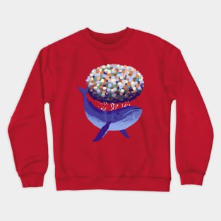 whale desing Crewneck Sweatshirt